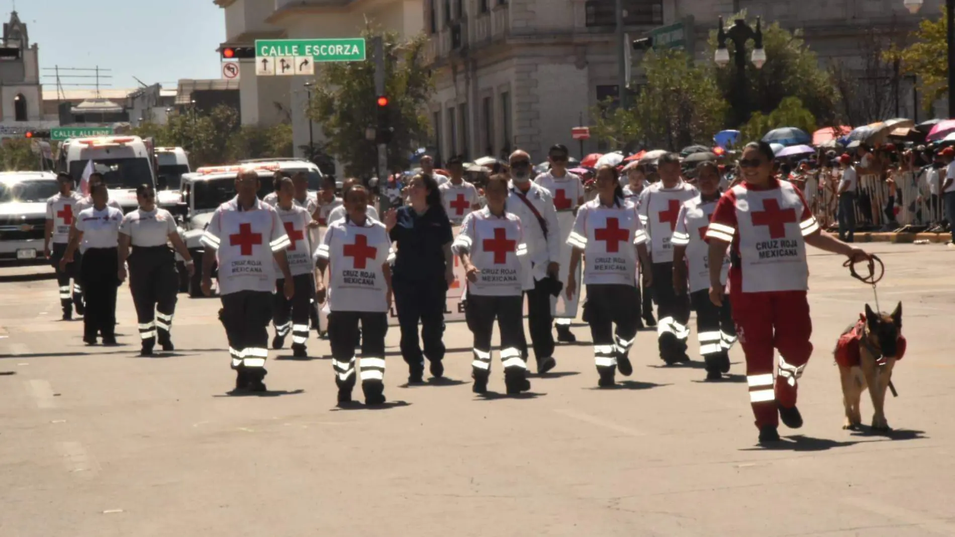 desfile 16 septiembre cruz roja